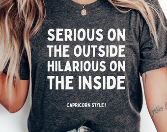 Capricorn Shirt, Capricorn Zodiac Sign Shirt Capricorn Lover Shirt Zodiac Lover Astrology Horoscope Star Sign by ElegantPrintopia