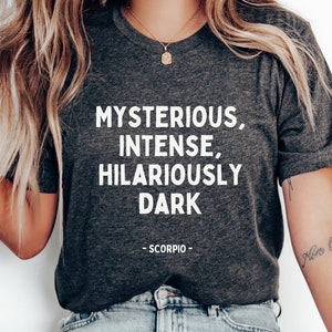 Scorpio Shirt, Scorpio Zodiac Sign Shirt Scorpio Lover Shirt Zodiac Lover Astrology Horoscope Birthday Star Sign by ElegantPrintopia