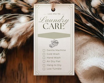 Printable Care Hangtags crochet Labels PDF Handmade Crochet Washing Instructions Crochet Care Card Washing Care Tag Knit Handmade Markets