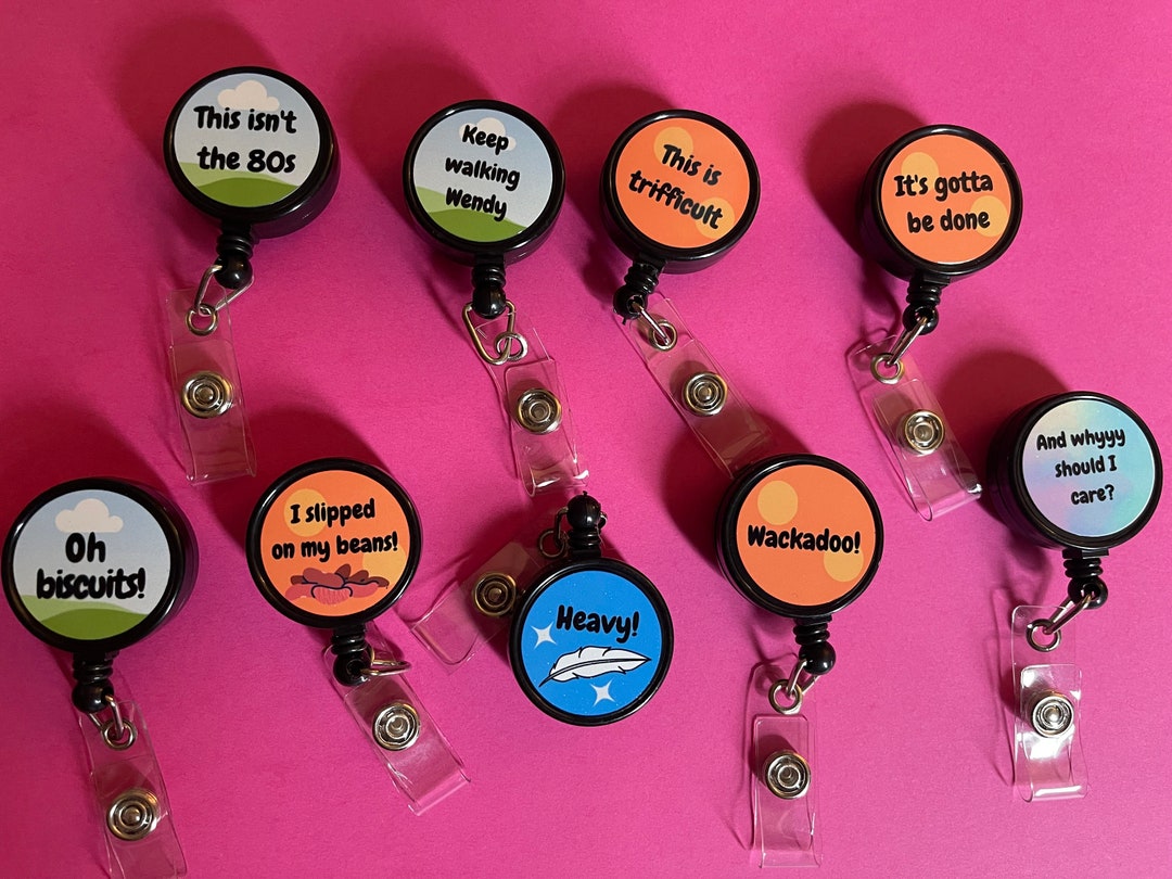 Bluey Inspired Retractable Badge Reel Etsy