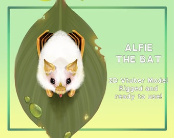 Alfie the Bat Vtuber 2d model