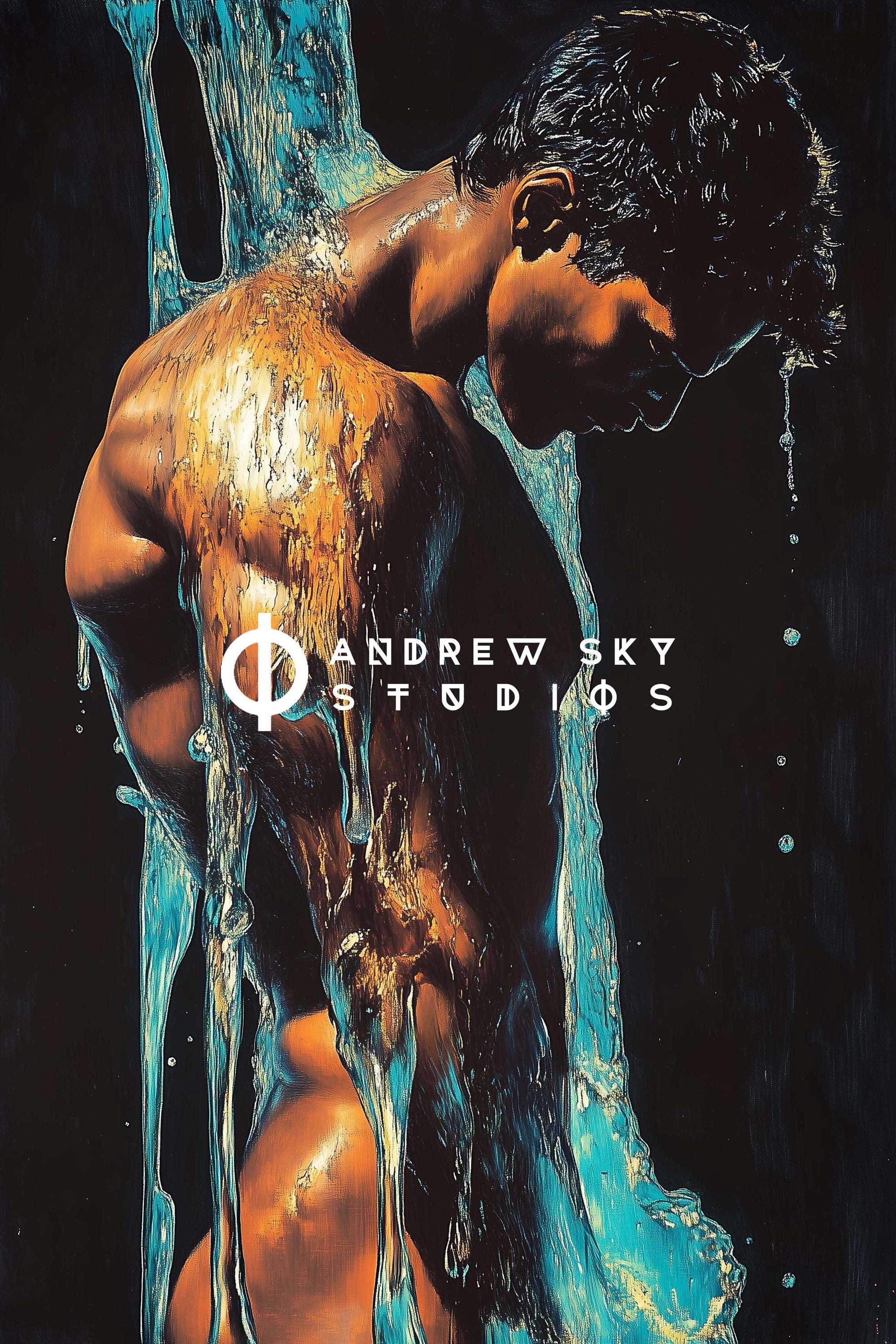 dark-male-drip-nude-painting-colorful-muscle-male-male-art-print
