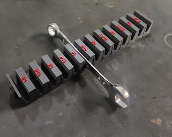 Wrench organizer holder for tool box - Modular
