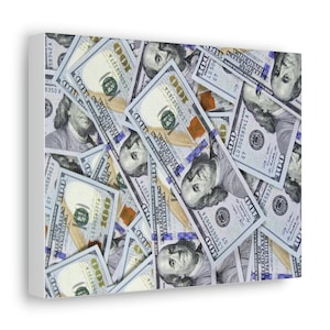 Benjamin Franklin 100 Dollar Bill Pile
