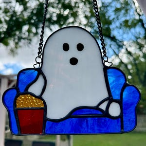 Easy Stained Glass Halloween Ghost Pattern Download - Printable PDF ...