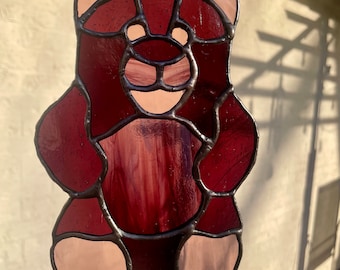 Stained Glass Gummy Bear Suncatcher Pattern (Digital Download)