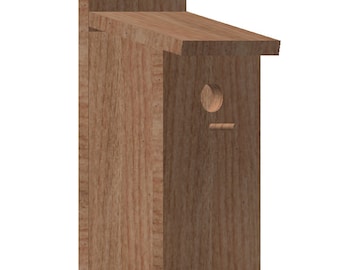 Vogelhaus und Vogelplattform. Baupläne