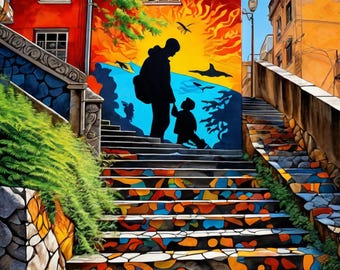 Strassenkunst-Graffiti