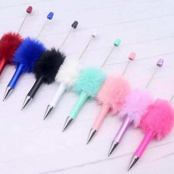 Beadable Fluffy Pens