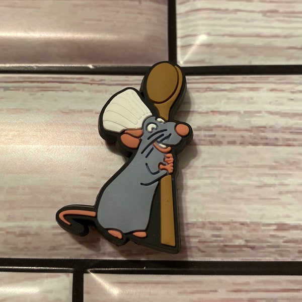 Chef Rat (CUSTOM)PVC Bead/Freshie Bead/Beadable Pen/Cookie Scribe