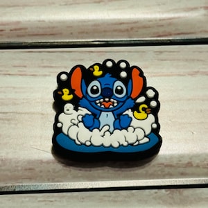 Blue man with Rubber Duckie ( CUSTOM)Silicone Focal Bead/Freshie Bead/Beadable Pen/Cookie Scribe