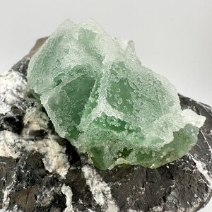 Sparkling Green Sugar Cube Fluorite from Inner Mongolia - Amazing Collector&#39;s Piece