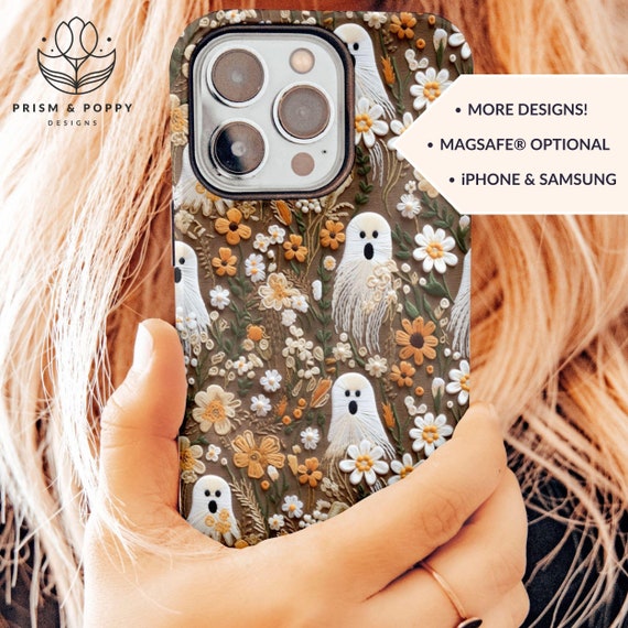 Cute Ghost Phone Case, Halloween Phone Cases, Boho Fall Flowers Embroidered iPhone 16 Pro Max 15 Plus 14 Pro Tough Magsafe Samsung S24 Pixel - Etsy Cute Ghost Phone Case, Halloween Phone Cases, Boho Fall Flowers Embroidered iPhone 16 Pro Max 15 Plus 14 Pro Tough Magsafe Samsung S24 Pixel - Etsy