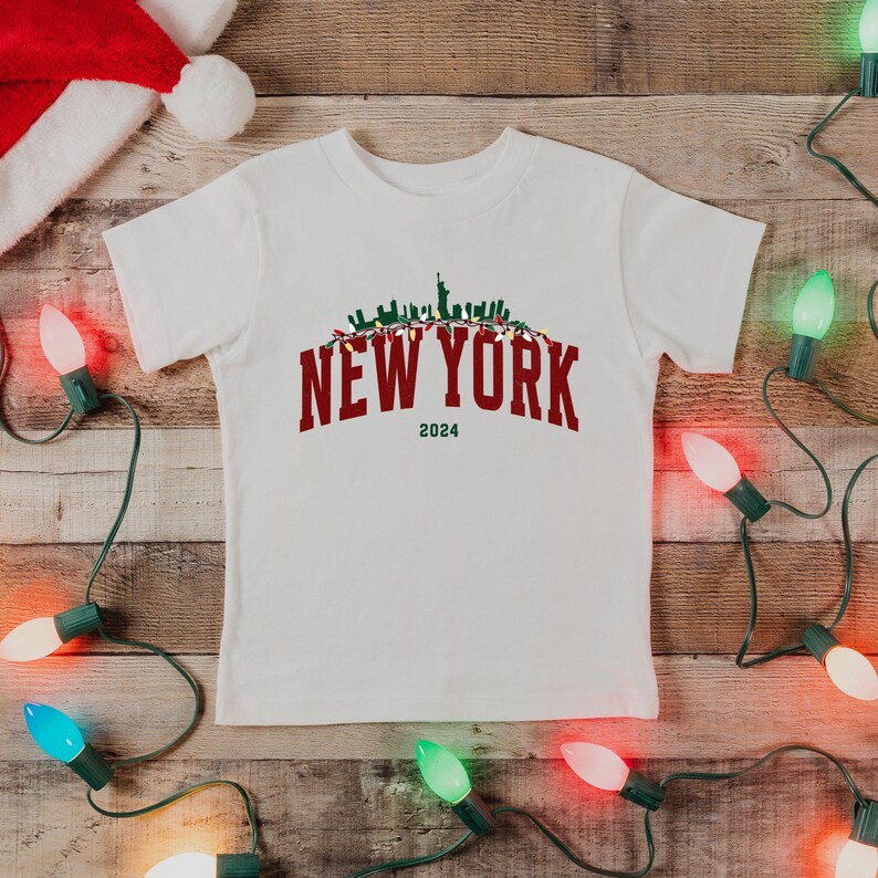 Christmas in New York Sweatshirt Matching Family NYC Vacation Hoodie
