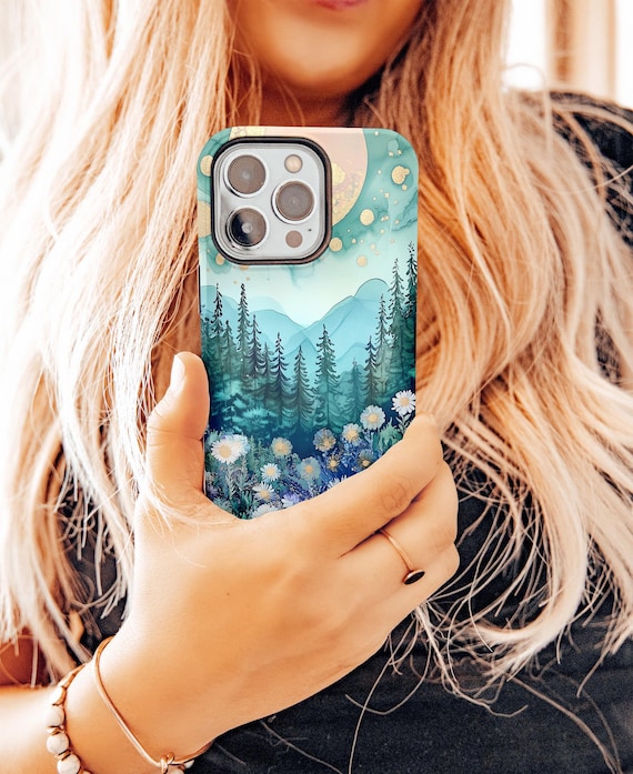 Mountain Landscape Watercolor Phone Case, Magsafe Nature Meadow Moon & Stars Phone Cover Tough Protective iPhone 16 Pro Max Plus 15 14 13 - Etsy Mountain Landscape Watercolor Phone Case, Magsafe Nature Meadow Moon & Stars Phone Cover Tough Protective iPhone 16 Pro Max Plus 15 14 13 - Etsy