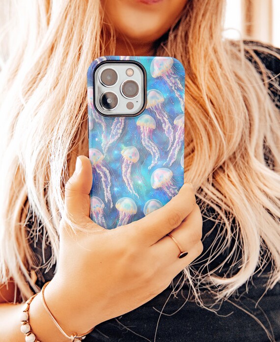 Jellyfish Phone Case, Ocean Phone Cases, Y2k Aesthetic Colors Mermaidcore  iPhone 16 Pro Max 15 Plus 14 13 Tough Magsafe Samsung S24 Pixel - Etsy