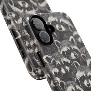 Raccoons Phone Case for iPhone 16 Pro Max Cute Feral Gift For Animal Lover Samsung Galaxy 25 Ultra Case Tough Phone Cover 15 Plus Pixel 9 24 image 6