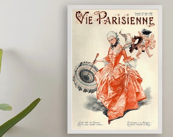 la vie Parisienne (the Parisian life) Magazine Cover