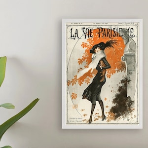 la vie Parisienne (the Parisian life) Magazine Cover