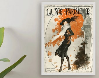 la vie Parisienne (the Parisian life) Magazine Cover