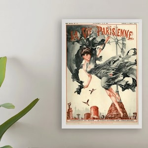 la vie Parisienne (the Parisian life) Magazine Cover