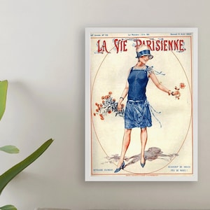 la vie Parisienne (the Parisian life) Magazine Cover