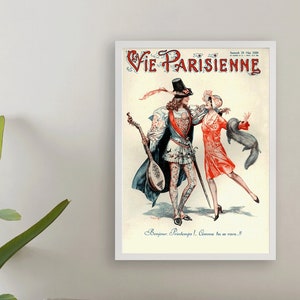 la vie Parisienne (the Parisian life) Magazine Cover
