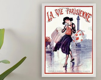 la vie Parisienne (the Parisian life) Magazine Cover