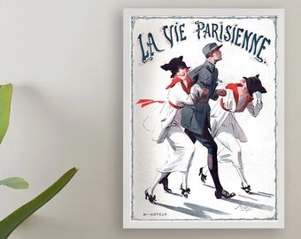 la vie Parisienne (the Parisian life) Magazine Cover