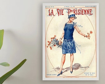 la vie Parisienne (the Parisian life) Magazine Cover