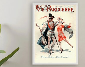 la vie Parisienne (the Parisian life) Magazine Cover