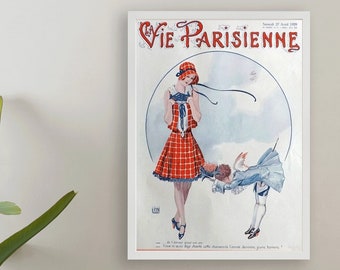 la vie Parisienne (the Parisian life) Magazine Cover