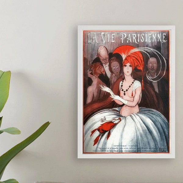 la vie Parisienne (the Parisian life) Magazine Cover