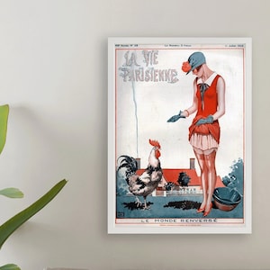 la vie Parisienne (the Parisian life) Magazine Cover