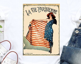 la vie Parisienne (the Parisian life) Magazine Cover