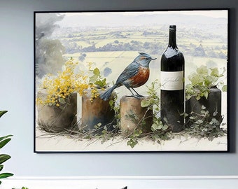 Wine Country: bellissime decorazioni da parete stampabili per l'arredamento della tua casa 010