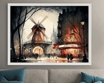 Moulin Rouge, Paris - 024 : Beautiful Printable Wall Art for your Home Décor