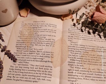 Pressed Leaf Bookmark - Gift for Readers