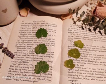 Handmade Pressed Leaf Bookmark - Gift for Readers