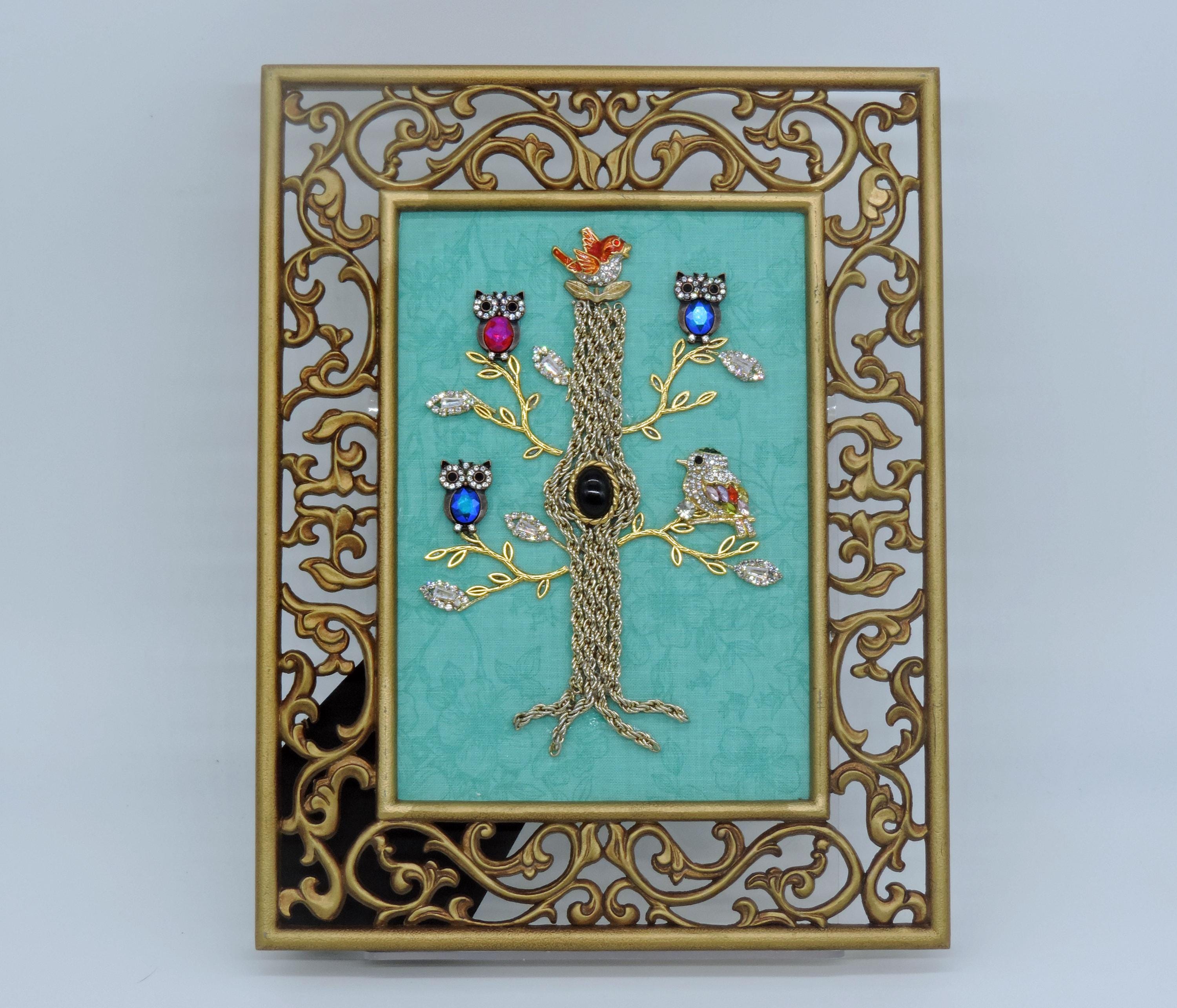 Bird and owl lover's handmade picture