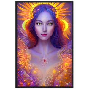 The Sun Fairy - Digitally Designed Wall Art