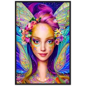 The Fairy of Creativity - Digitally Designed Wall Art