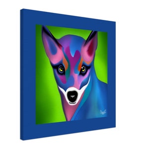 Spiritual Wall Art - Spirit Animal - Digital Abstract (Square Canvas)