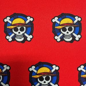 Anime Pirate Crew Fabric, Manga-Inspired, By the Yard (36" x 58") image 2