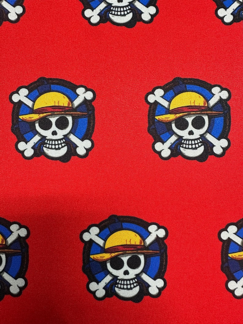 Anime Pirate Crew Fabric, Manga-Inspired, By the Yard (36" x 58") image 2