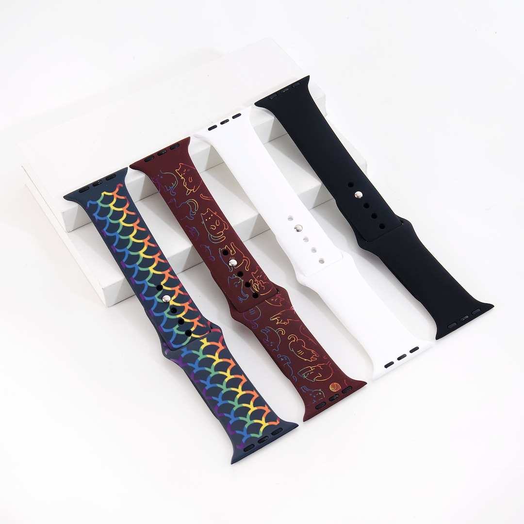 Xtool Silicone Watch Band for Apple Watch Pride Rainbow 