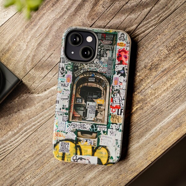 Cool Punk Phone Case for iPhone 14 13 12 11 Pro Max Case iPhone 14 13 12 Mini case iPhone XR XS XS Max Graffiti Art Lover Gift for Teenager