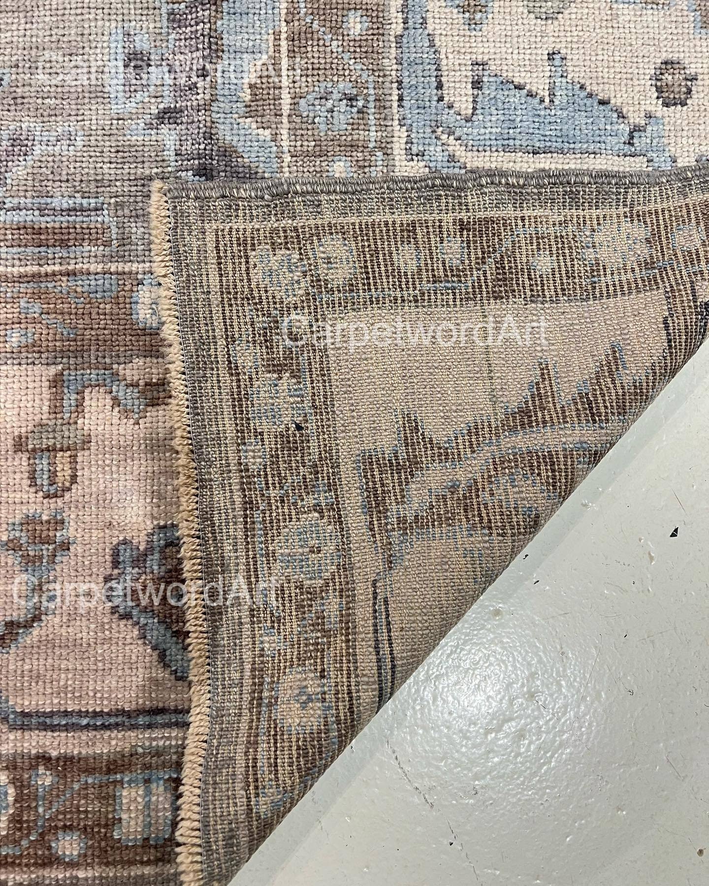 Grey Turkish Oushak Rug for Hallway to Order Carpet Handmade Turkish ...