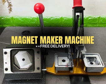 Fridge Magnet Maker Machine - Magnet Maker Ultimate Kit – Complete Machine with 1,000 supplies | Comes in different sizes | FREE DELIVERY!