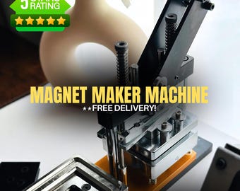 Photo Magnet Maker Machine - Fridge Magnet Maker | Complete Magnet Machine with 1,000 supplies | Comes in different sizes | FREE DELIVERY!